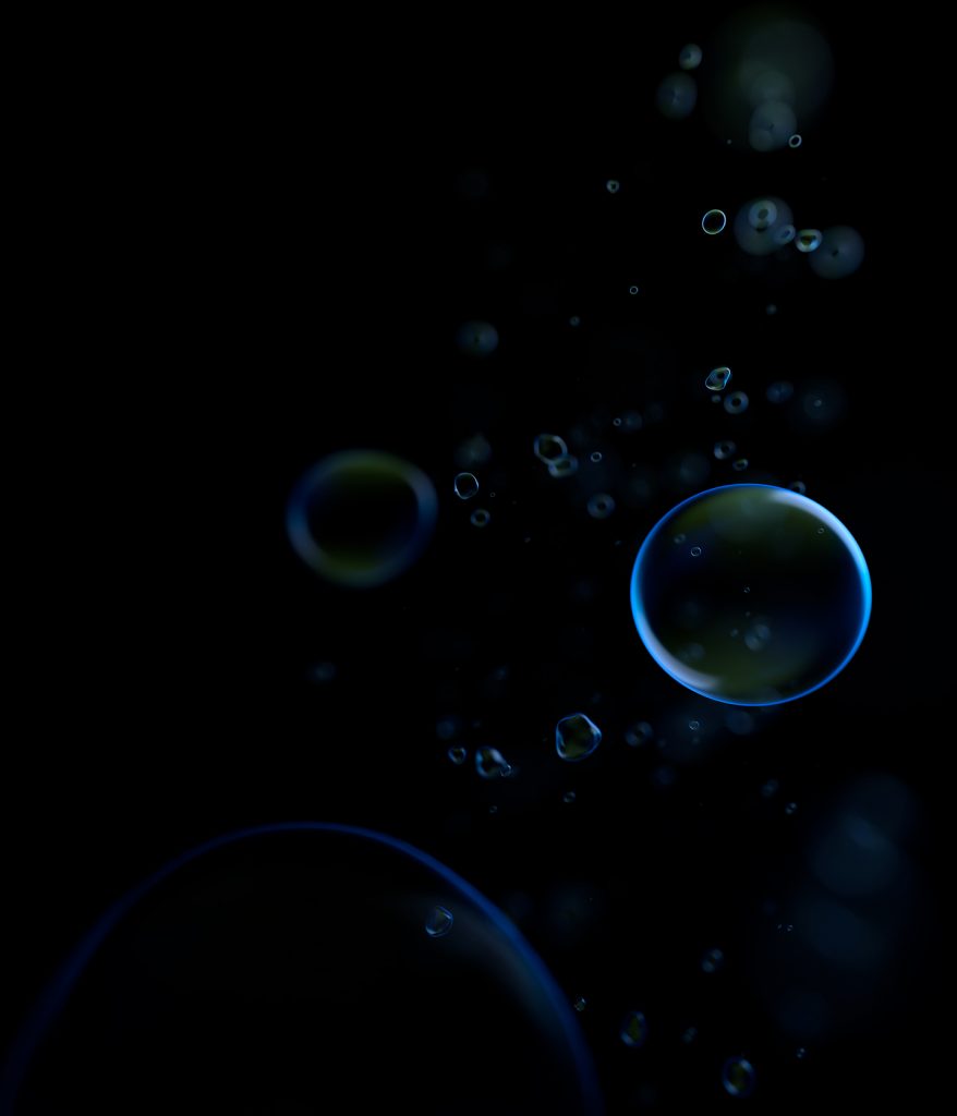 bubble blue