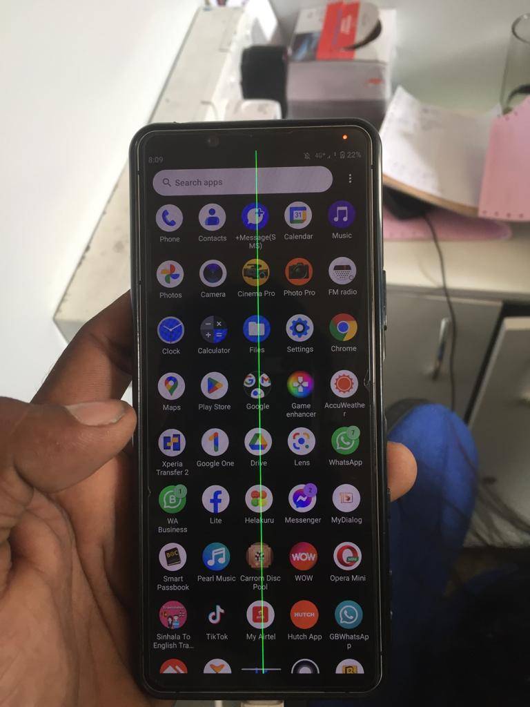 Sony Xperia 5 II Green Line Issue